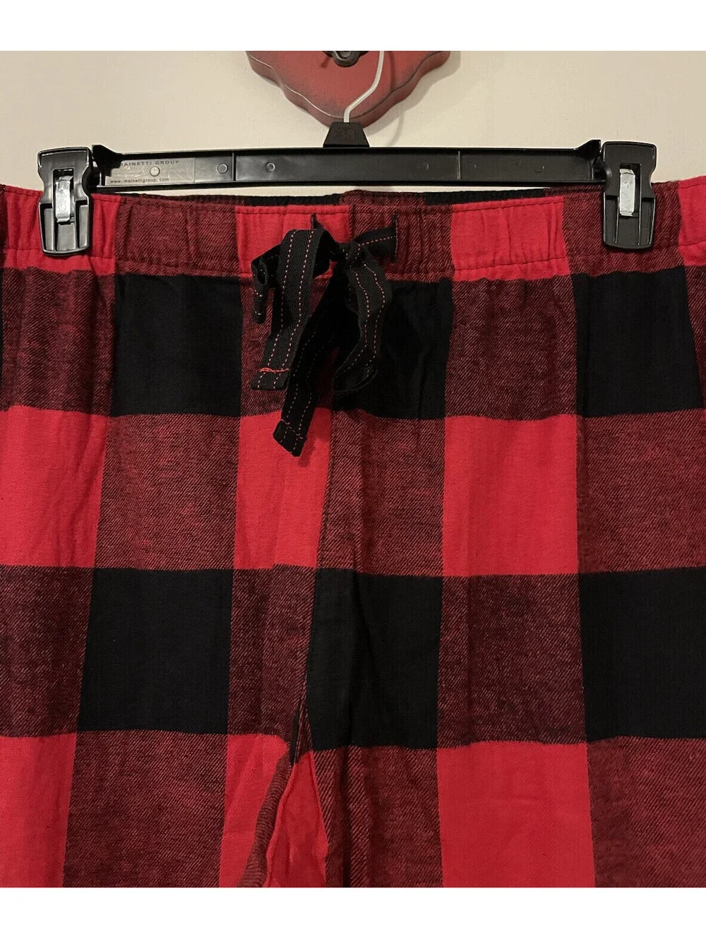 Old Navy Mens -2xl - Red Plaid Cotton Lounge PJ Pants w/Pockets NWT! A5625